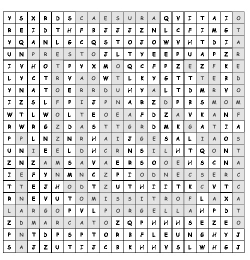 Word Search Music with 20 hidden words (PDF, worksheet)